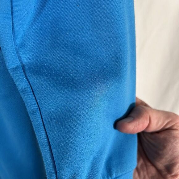 LL Bean Hoodie Women's Medium Blue 1/4 Zip Athletic Zip Pocket Athletic - Picture 5 of 11